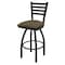Holland Bar Stool Co 30" Swivel Bar Stool, Black Wrinkle, Graph Cork Seat 41030BW017 - alternate 1